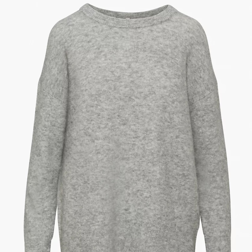 New Aritzia The Group Thurlow Sweater in Heather Chrome - Picture 7 of 8